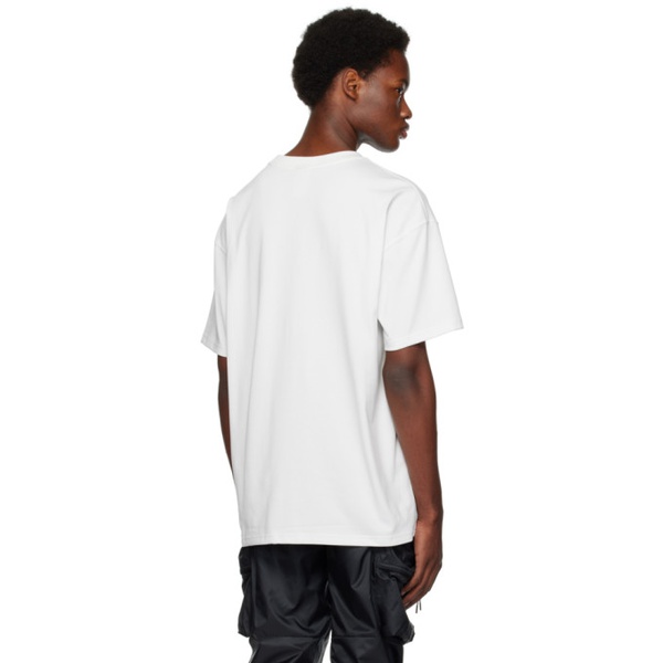 나이키 Nike White Printed T-Shirt 232011M213021