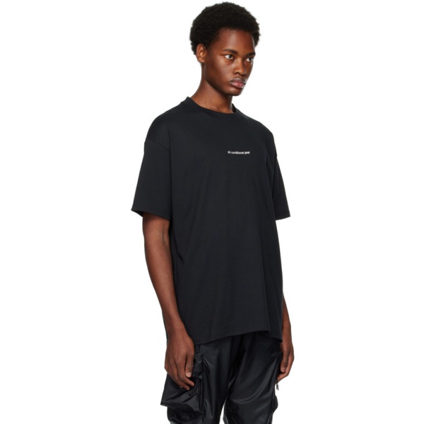 나이키 Nike Black Printed T-Shirt 232011M213022