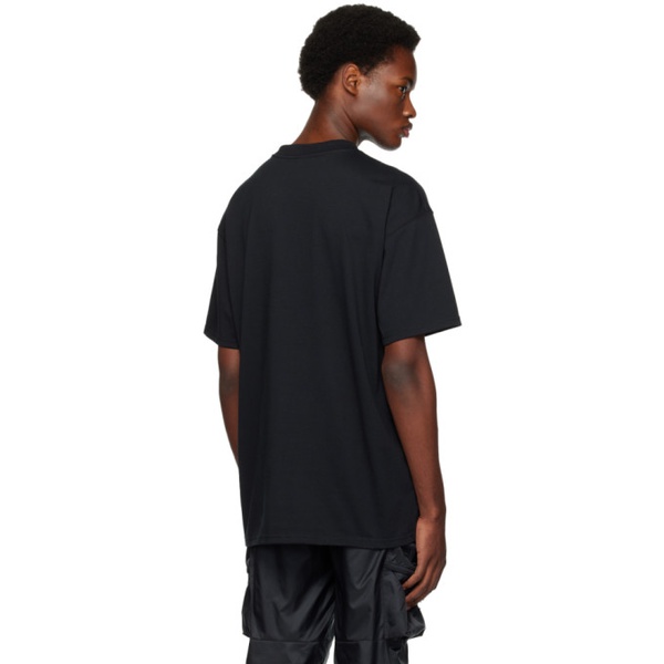 나이키 Nike Black Printed T-Shirt 232011M213022