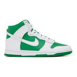 Nike Green & White Dunk High R에트로 ETRO Sneakers 232011M236001