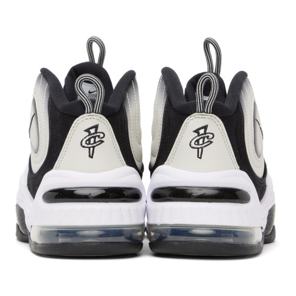 나이키 Nike Black & White Air Penny II Sneakers 232011M236004