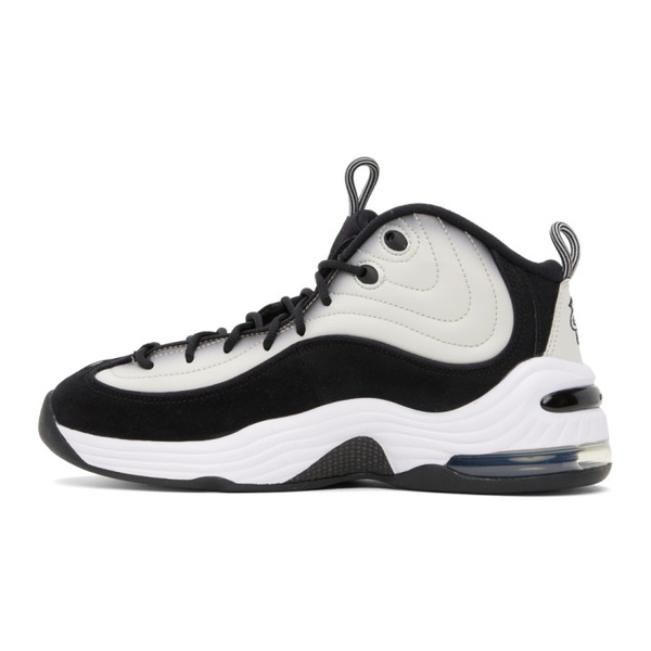 나이키 Nike Black & White Air Penny II Sneakers 232011M236004