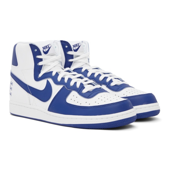 나이키 Nike Blue & White Terminator Sneakers 232011M236006