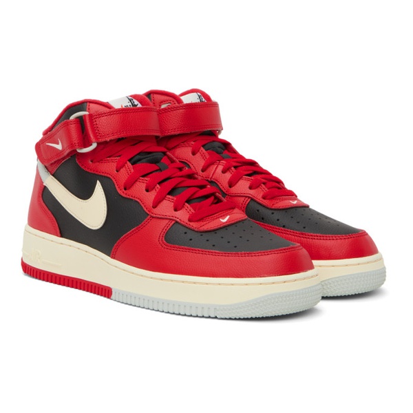 나이키 Nike Red & 오프화이트 Off-White Air Force 1 07 LV8 Sneakers 232011M236020