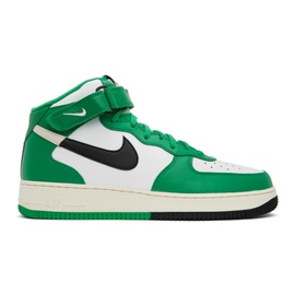 Nike Green & White Air Force 1 Mid 07 LV8 Sneakers 232011M236021