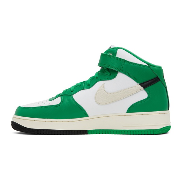 나이키 Nike Green & White Air Force 1 Mid 07 LV8 Sneakers 232011M236021
