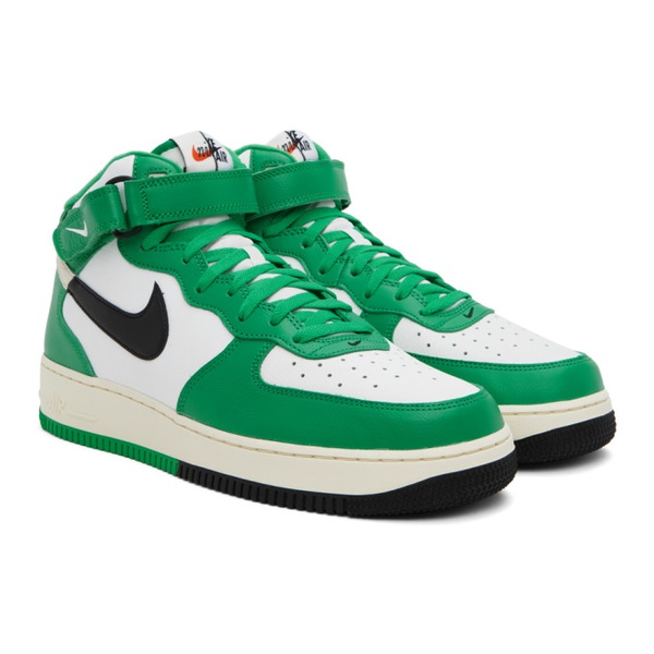 나이키 Nike Green & White Air Force 1 Mid 07 LV8 Sneakers 232011M236021
