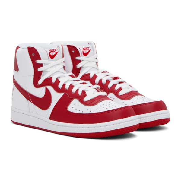 나이키 Nike Red & White Terminator Sneakers 232011M237036