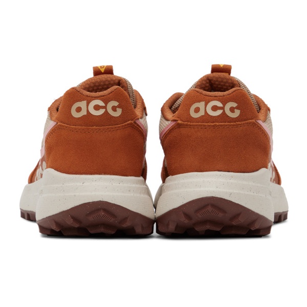 나이키 Nike Beige & Orange ACG Lowcate Sneakers 232011M237054