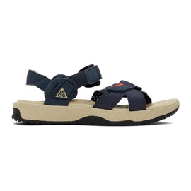 Nike Navy Air Deschutz+ Sandals 232011M237058