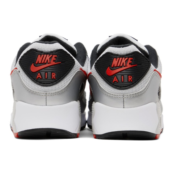 나이키 Nike Gray Air Max 90 Sneakers 232011M237095