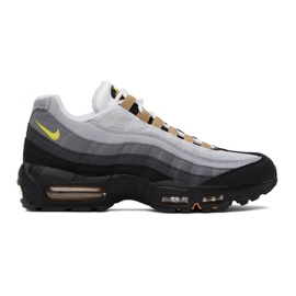 Nike Gray & Black Air Max 95 Sneakers 232011M237097