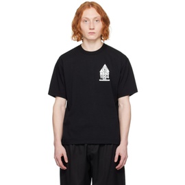 네이버후드상판 Neighborhood Black Printed T-Shirt 232019M213026