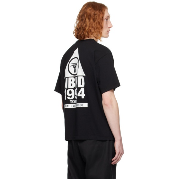  네이버후드상판 Neighborhood Black Printed T-Shirt 232019M213026