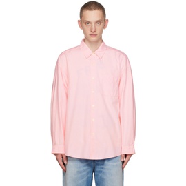 알썰틴 R13 Pink Seamless Shirt 232021M192027