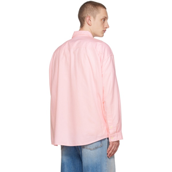  알썰틴 R13 Pink Seamless Shirt 232021M192027