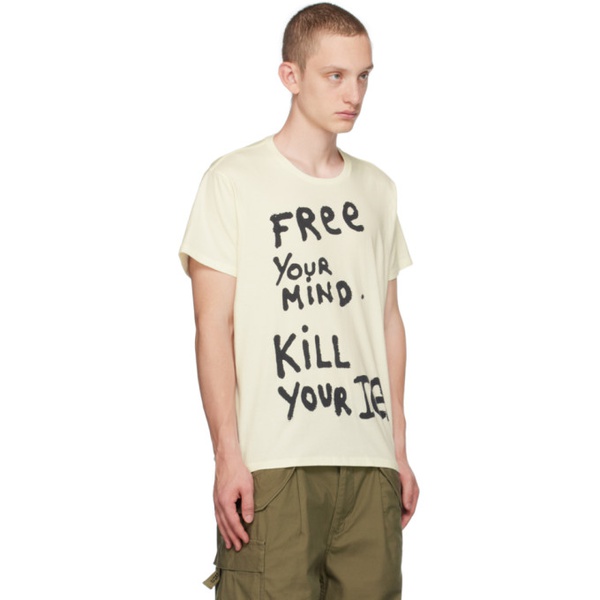  알썰틴 R13 오프화이트 Off-White Free Your Mind T-Shirt 232021M213015