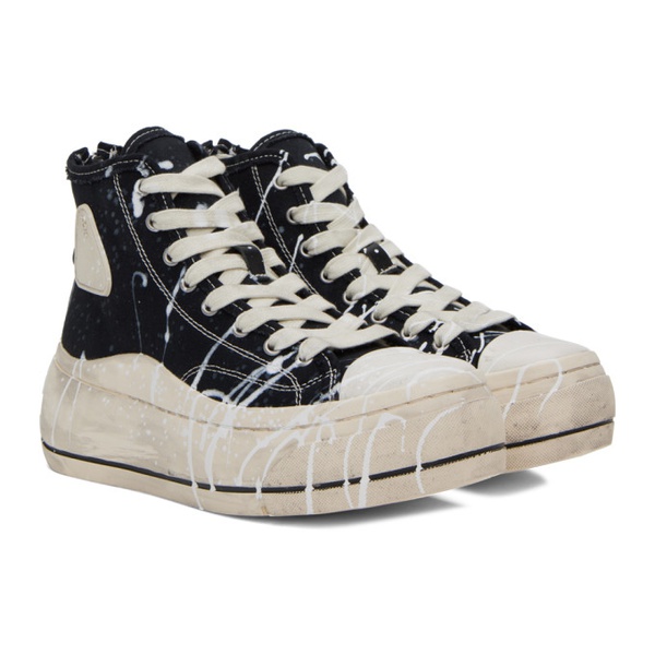  알썰틴 R13 Black & White Kurt Sneakers 232021M236000