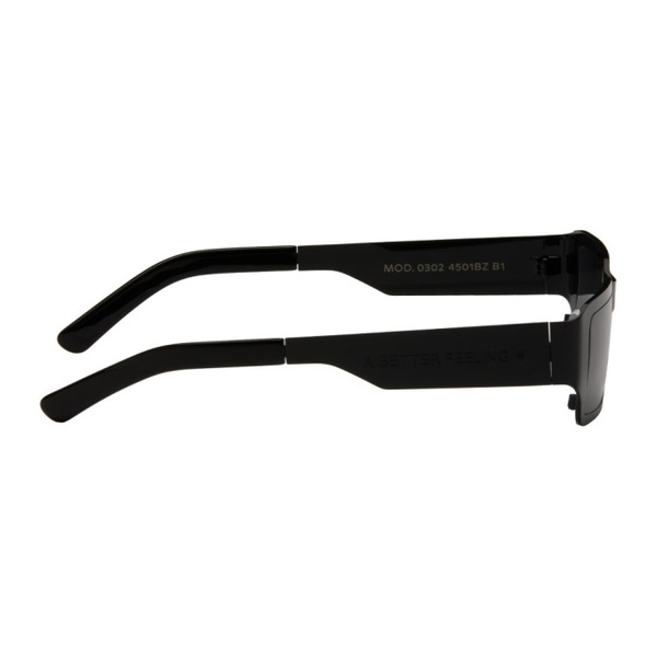  A BETTER FEELING Black Pollux Sunglasses 232025F005002