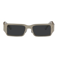 A BETTER FEELING Silver Pollux Sunglasses 232025F005003