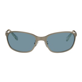 A BETTER FEELING Silver Paxis Sunglasses 232025F005011