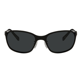 A BETTER FEELING Black Paxis Sunglasses 232025F005012