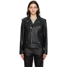 래그 앤 본 Rag & bone Black Dallas Leather Jacket 232055F064004
