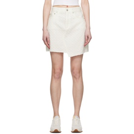 래그 앤 본 Rag & bone White Kayla Denim Miniskirt 232055F090000