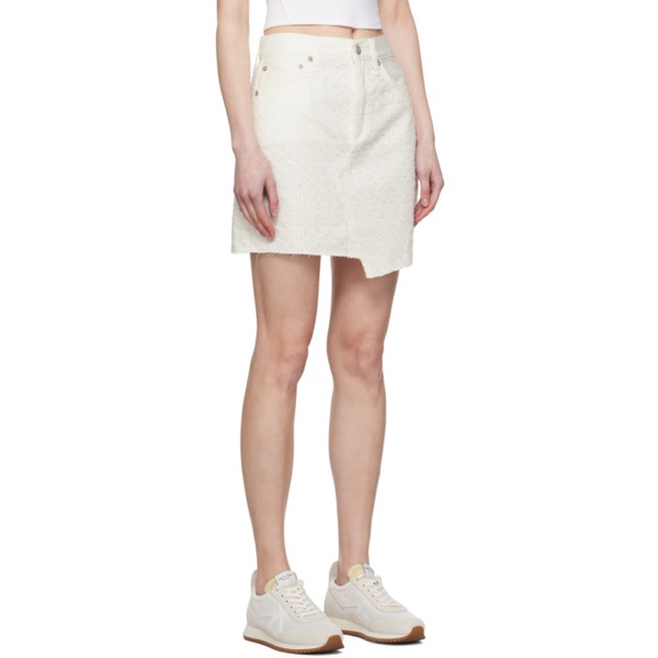 레그앤본 래그 앤 본 Rag & bone White Kayla Denim Miniskirt 232055F090000