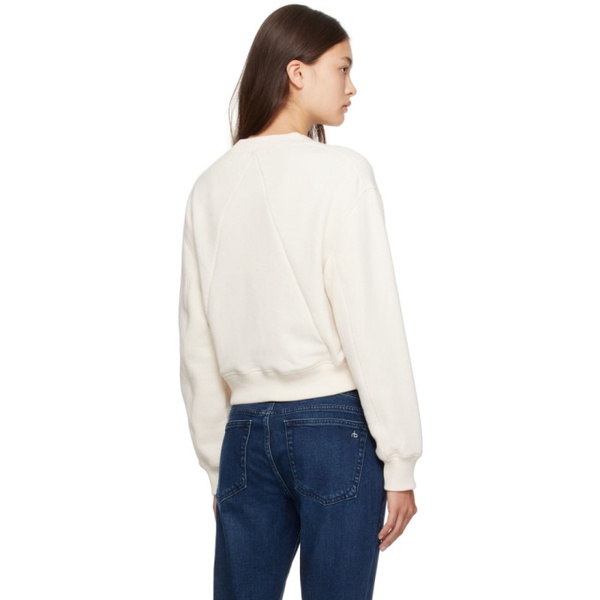 레그앤본 래그 앤 본 Rag & bone 오프화이트 Off-White Embroidered Sweatshirt 232055F098000
