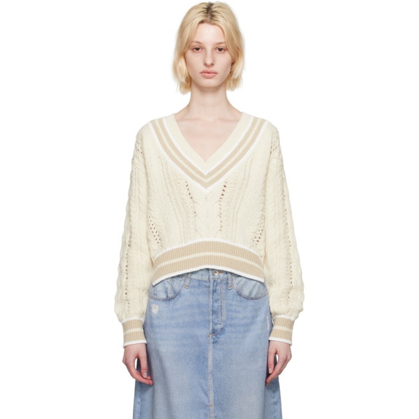 레그앤본 래그 앤 본 Rag & bone 오프화이트 Off-White Brandi Sweater 232055F100000