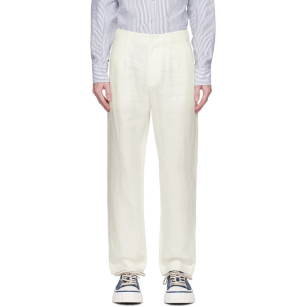 레그앤본 래그 앤 본 Rag & bone 오프화이트 Off-White Slim-Fit Trousers 232055M191011