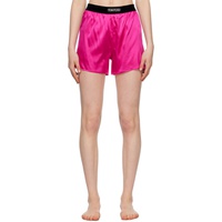 톰포드 TOM FORD Pink Boxer Shorts 232076F072005