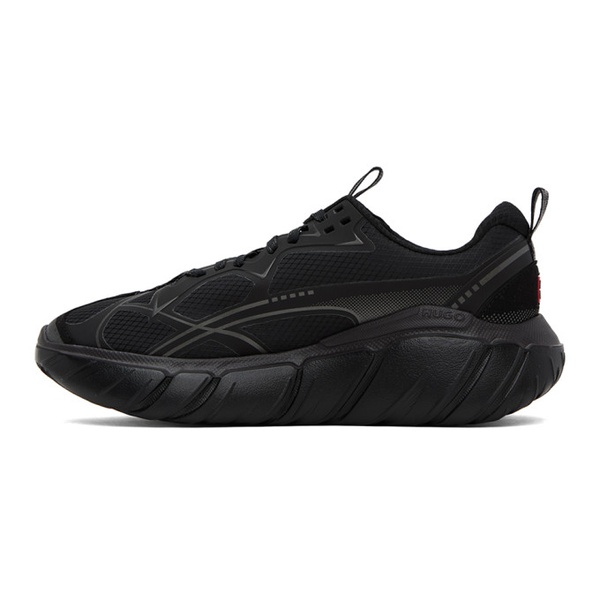  휴고 Hugo Black Waves Sneakers 232084M237049