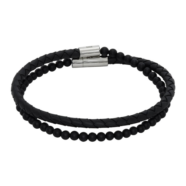  BOSS Black Rubber Bracelet 232085M142004