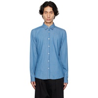 BOSS Blue Slim-Fit Shirt 232085M192005
