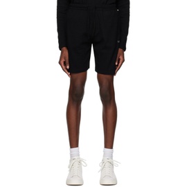 BOSS Black Embroidered Shorts 232085M193003