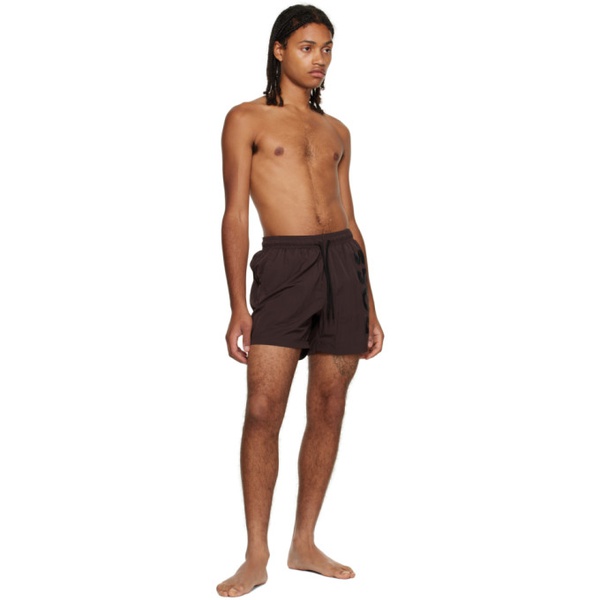  BOSS Brown Quick-Drying Swim Shorts 232085M208012
