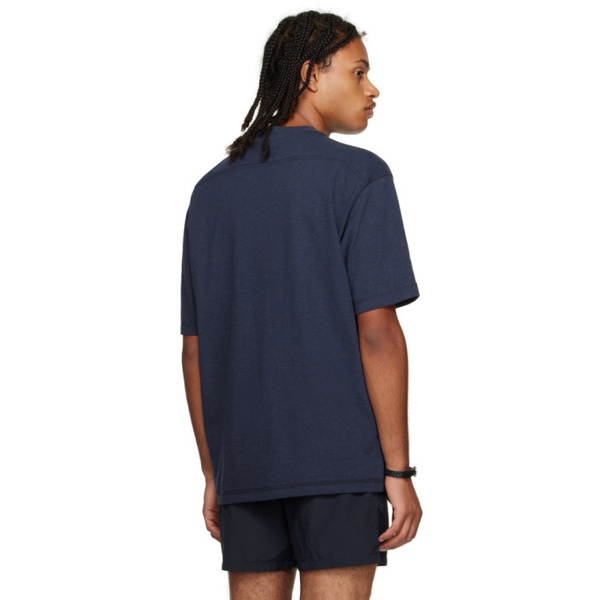  BOSS Navy Bonded T-Shirt 232085M213054
