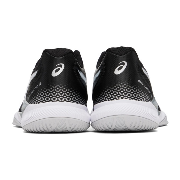  Asics Black & White Gel-Tactic 12 Sneakers 232092F128059