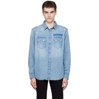 리바이스S Blue Sawtooth Western Denim Shirt 232099M192012