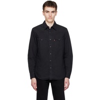 리바이스S Black Classic Western Denim Shirt 232099M192018