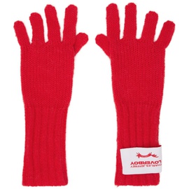 찰스 제프리 리버보이 Charles Jeffrey LOVERBOY Red Patch Gloves 232101M135001