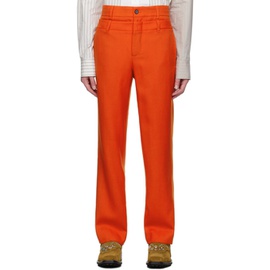 펑첸왕 Feng Chen Wang Orange Layered Trousers 232107M191000
