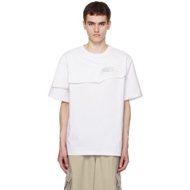 펑첸왕 Feng Chen Wang White Layered T-Shirt 232107M213006