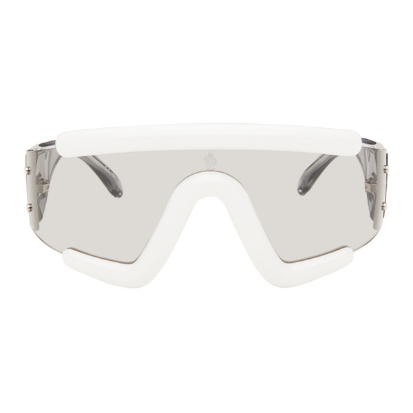 몽클레어 몽클레어 Moncler White Lancer Sunglasses 232111F005005
