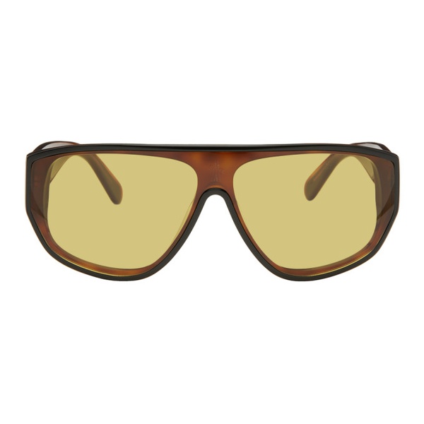 몽클레어 몽클레어 Moncler Tortoiseshell Tronn Sunglasses 232111F005012
