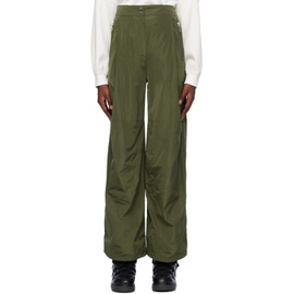 몽클레어 Moncler Green Pleated Trousers 232111F087042