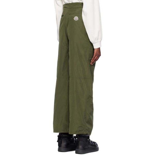 몽클레어 몽클레어 Moncler Green Pleated Trousers 232111F087042