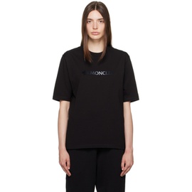 몽클레어 Moncler Black Flocked T-Shirt 232111F110021